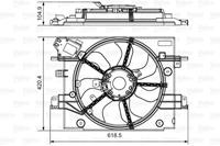 dacia Koelventilatorwiel