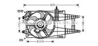 fiat Koelventilatorwiel