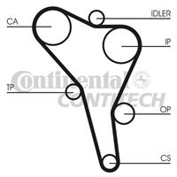 continentalctam Zahnriemen | CONTINENTAL CTAM (CT867)