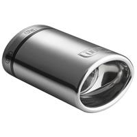 Ulter Sport uitlaatsierstuk ovaal 30 42 mm 12 cm RVS zilver