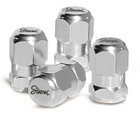 Simoni Racing ventieldoppen Chrome Hexagonal SRCAPS5W