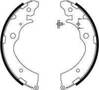 Bremsbackensatz Hinterachse ABS 8861