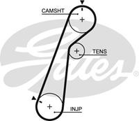 GATES Zahnriemen 5478XS Steuerriemen FORD,MAZDA,RANGER ES, ET,RANGER ER, EQ,B-SERIE UN,B-SERIE UF,MPV I LV,B-SERIE Pritsche/Fahrgestell UF