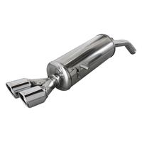 100% RVS Sportuitlaat Peugeot 208 1.6 16v Turbo GTi (200pk) 2013- 2x80mm X-Race
