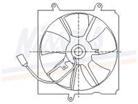 Koelventilatorwiel NISSENS 85012