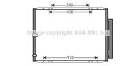 lexus Condensor, airconditioning TO5568D
