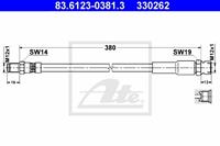 Bremsschlauch ATE 83.6123-0381.3