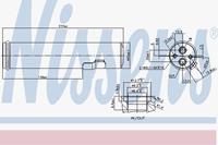 NISSENS Trockner 95601 Klimatrockner,Klimaanlage Trockner HYUNDAI,KIA,TUCSON JM,SPORTAGE JE_, KM_