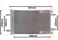 citroen Condensor, airconditioning