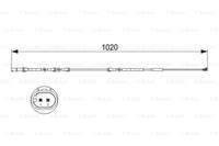 BOSCH Verschleißanzeige 1 987 473 510 Verschleißanzeige Bremsbeläge,Bremsbelagverschleiß BMW,X5 E70,X6 E71, E72,X5 F15, F85,X6 F16, F86