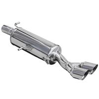 100% RVS Sportuitlaat Peugeot 308 1.6THP GTi (200pk) 2011-2013 Ã65mm 2x80mm Racing