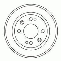 Bremstrommel Hinterachse ABS 2379-S