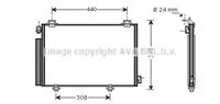 Toyota Condensor, airconditioning