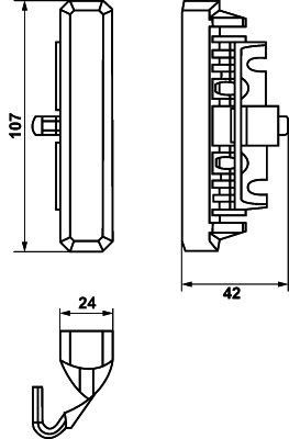 hella Flitsl.set BST VERT geel beugel 11-30V 2XD012160961