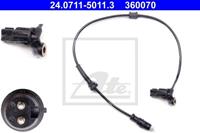 ATE ABS Sensor 24.0711-5011.3 Drehzahlsensor,Raddrehzahl Sensor RENAULT,LAGUNA I B56_, 556_,LAGUNA I Grandtour K56_