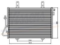 Condensor, airconditioning NISSENS 94324