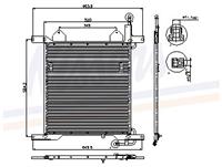 Condensator, airconditioner NISSENS 94342