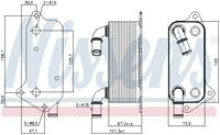 NISSENS Ölkühler 90791 Ölkühler, Motoröl OPEL,SAAB,CADILLAC,VECTRA C Caravan,SIGNUM,VECTRA C,VECTRA C GTS,9-3 YS3F,9-3 Kombi YS3F,9-3 Cabriolet YS3F