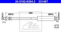 Bremsschlauch | ATE (24.5102-0304.3)