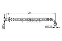 Bremsschlauch Bosch 1 987 481 127