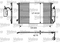 Valeo Klimakondensator 818175 Kondensator,Klimakühler SAAB,CADILLAC,9-3 YS3F,9-3 Kombi YS3F,9-3 Cabriolet YS3F,BLS