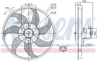 opel Koelventilatorwiel