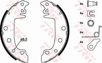 TRW Bremsbacken GS8315 Trommelbremsbacken,Bremsbackensatz RENAULT,FIAT,PEUGEOT,ESPACE II J/S63_,ESPACE I J11_,12,25 B29_,18 134_,17,18 Variable 135_