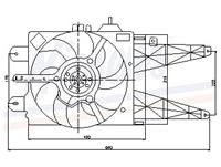 fiat Koelventilator