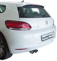 100% RVS Sportuitlaat Volkswagen Scirocco 1.4 TSi (160pk) 2008- 2x80mm Racing