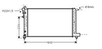 peugeot RADIATEUR tot95 1400 DIESEL