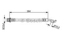 BOSCH Bremsschläuche HYUNDAI,KIA 1 987 481 884 BH1768,587372S500 Bremsschlauch