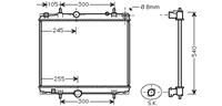 peugeot RADIATEUR P807/C8 20i MT 04-