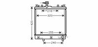 suzuki RADIATEUR ALTO 10i MT +zonder AIRCO 02-