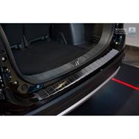 Zwart RVS Achterbumperprotector Mitsubishi Outlander III 2015-RIbs'