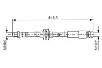 Bremsschlauch Hinterachse Bosch 1 987 481 668