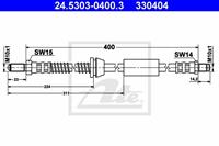 Bremsschlauch | f.becker_line (110 10075)