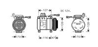 Verdamper Compressor Iveco