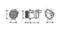 fiat Airco Compressor Vectra C / Signum / 9-3 D 03-