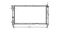 fiat RADIATEUR DIESEL zonder AIRCO
