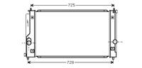 RADIATEUR TOYOTA MR2 18i MT/AT 99-