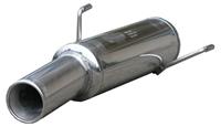 100% RVS Sportuitlaat Peugeot 206 1.4 (75pk) 2001- 102mm