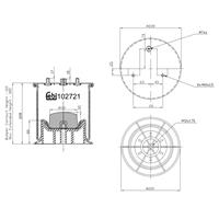 febibilstein Federbalg, Luftfederung Hinterachse links Febi Bilstein 102721