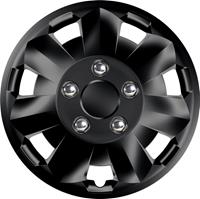 4-Delige Wieldoppenset Nova NC Black 16 inch