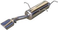 100% RVS Sportuitlaat Peugeot 306 Cabrio 1.6 (89pk) 1994-1997 120x80mm