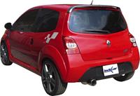 100% RVS Sportuitlaat Renault Twingo II RS Sport 1.6 16v (133pk) 2008- 102mm