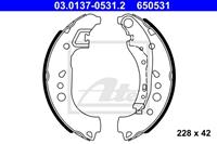 Bremsbackensatz Hinterachse ATE 03.0137-0531.2