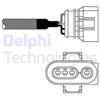 DELPHI Lambdasonde ES10967-12B1 Lambda Sensor,Regelsonde VW,SEAT,MAZDA,TRANSPORTER IV Bus 70XB, 70XC, 7DB, 7DW,GOLF III 1H1,SHARAN 7M8, 7M9, 7M6