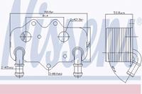 NISSENS Ölkühler 90781 Ölkühler, Motoröl OPEL,SAAB,VAUXHALL,ZAFIRA A F75_,ASTRA G CC F48_, F08_,ASTRA G Caravan F35_,VECTRA C Caravan,SIGNUM,VECTRA C