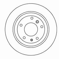 Bremsscheibe Hinterachse ABS 16336