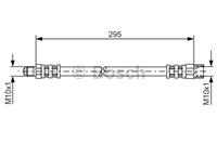 BOSCH Bremsschläuche 1 987 481 015 Bremsschlauch VOLVO,XC90 I